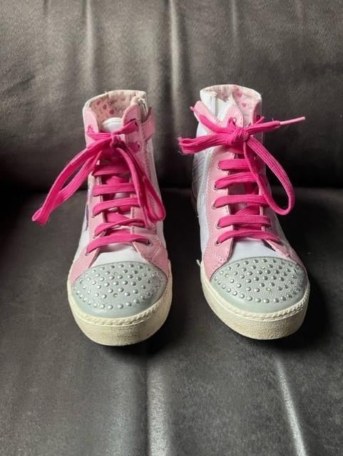 geox girl xenia hoge sneakers maat 34, Ophalen, Meisje, Sportschoenen, Zo goed als nieuw