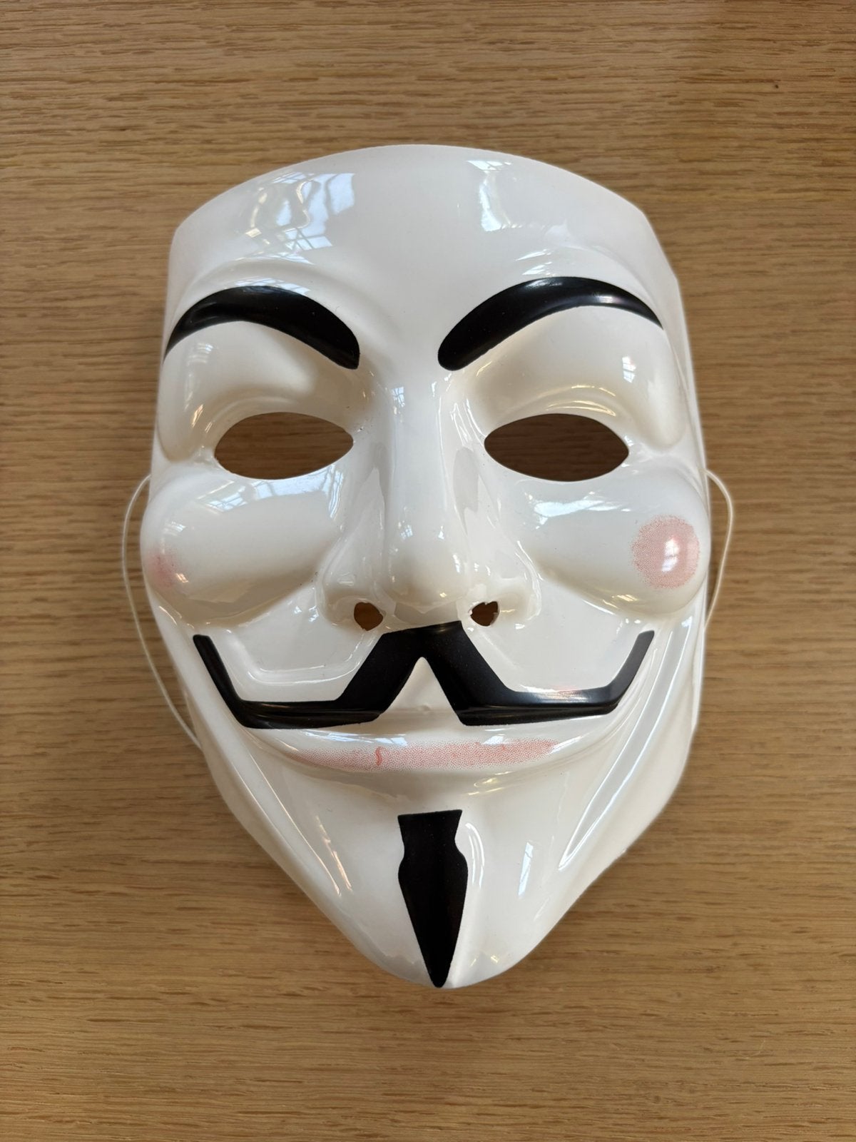 Anonymous Masker – Guy Fawkes / V for Vendetta, Kleding | Heren, Ophalen of Verzenden, Zo goed als nieuw, Overige maten, Accessoires