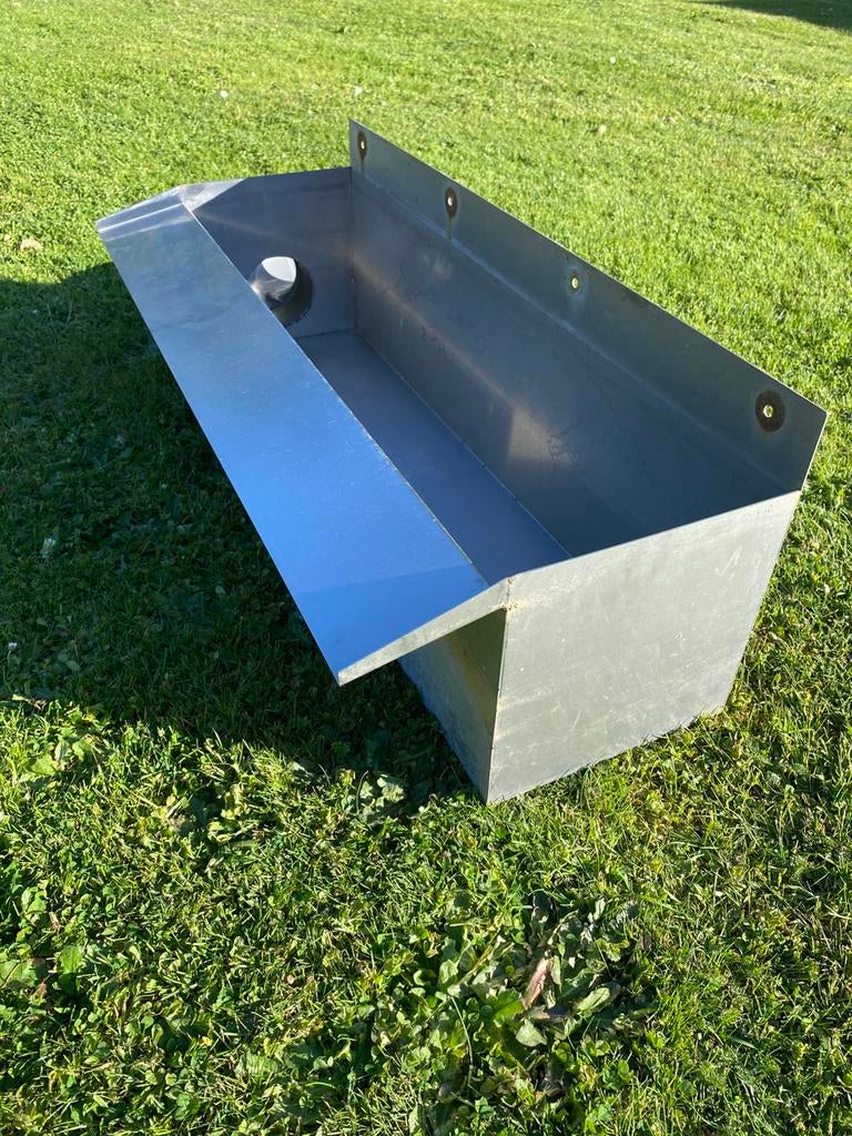 Overloop vijver of zwembad inox, Tuin en Terras, Ophalen, Zo goed als nieuw