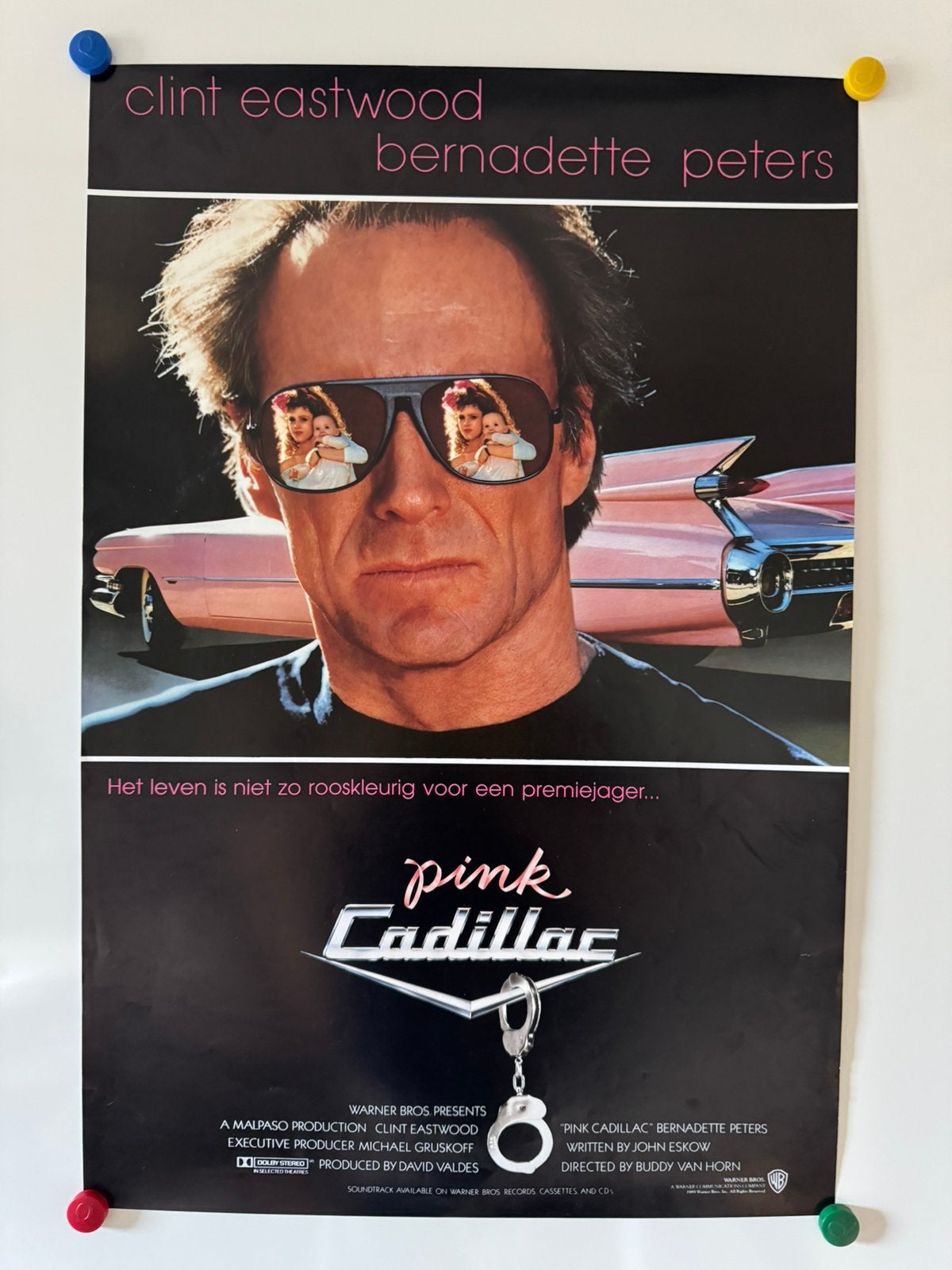 Pink cadillac, Verzamelen, Posters, Ophalen of Verzenden, Zo goed als nieuw