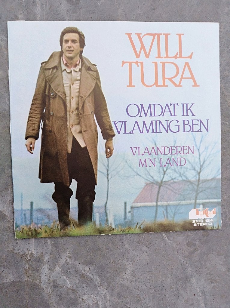 Will Tura: "Vlaanderen m'n land"/Will Tura 70'S-SETJE!, Pochette photo, Enlèvement ou Envoi