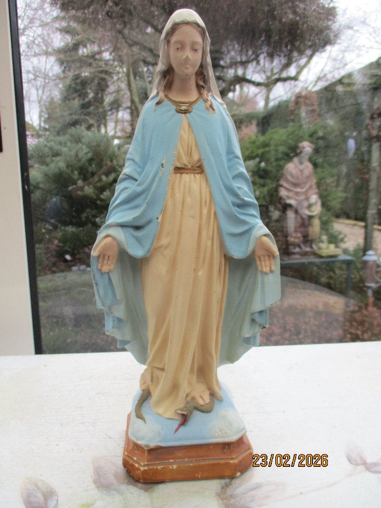Te koop: Beeld Maria wonderdadige, Antiek en Kunst, Ophalen