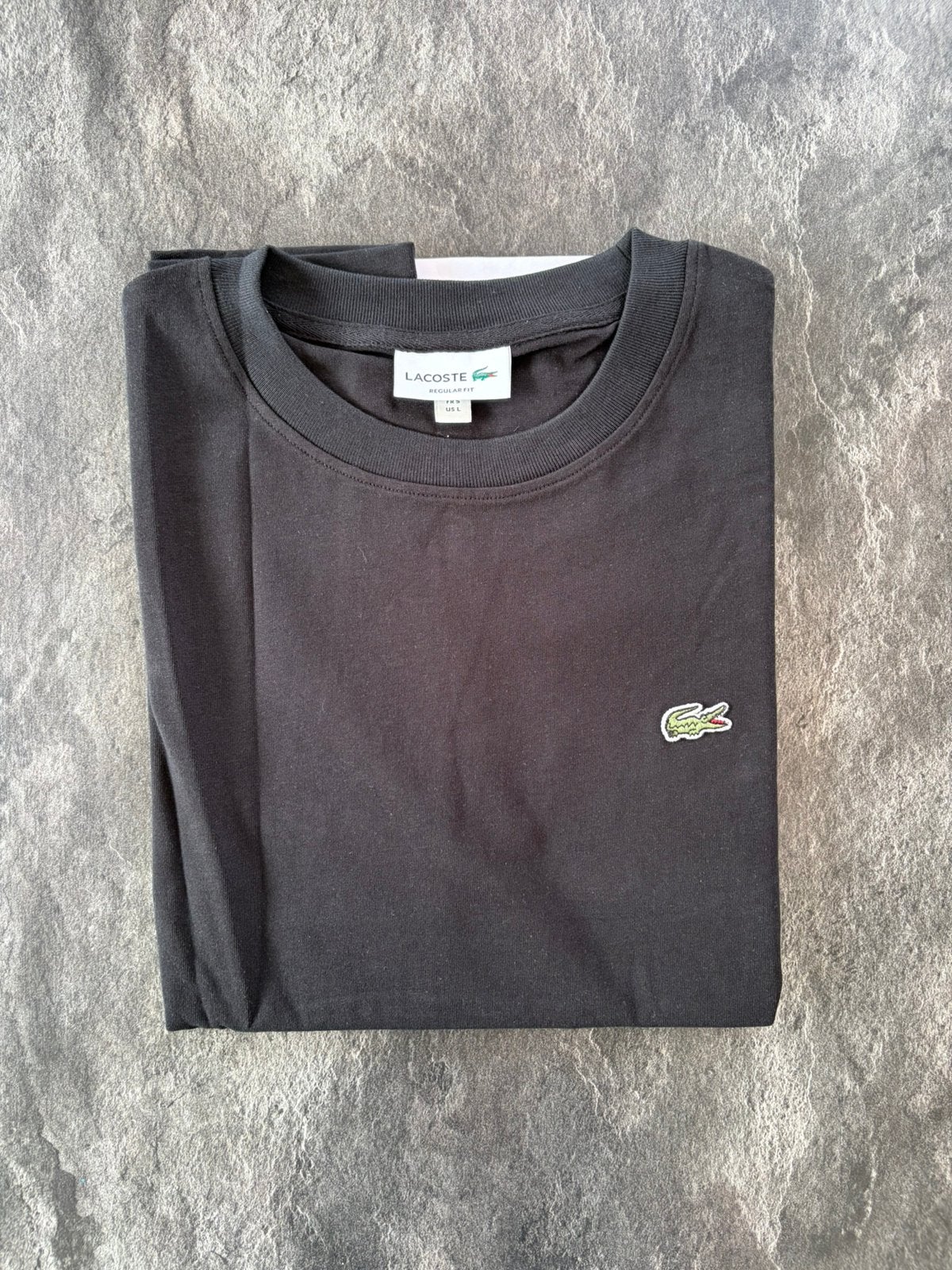 T-shirt Lacoste noir taille L, Vêtements | Hommes, Enlèvement, Neuf, Taille 52/54 (L), Noir