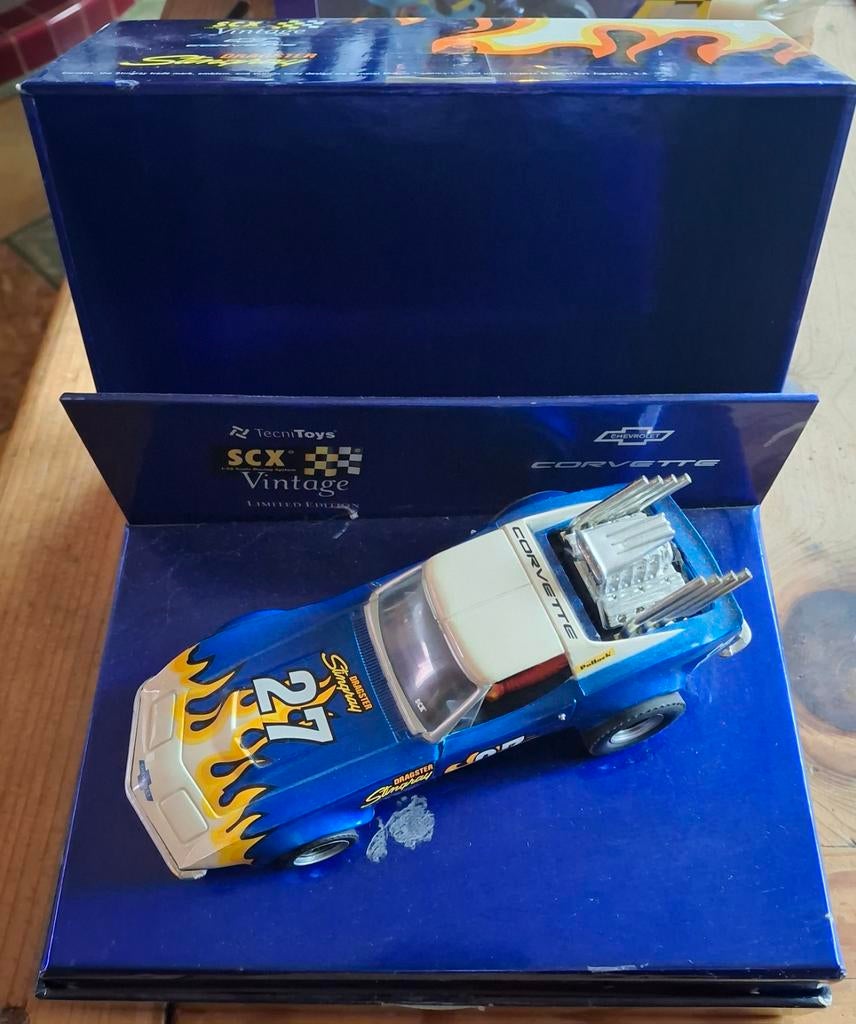 Scalextric SCX Vintage Chevrolet Corvette Stingray Dragster, Ophalen of Verzenden