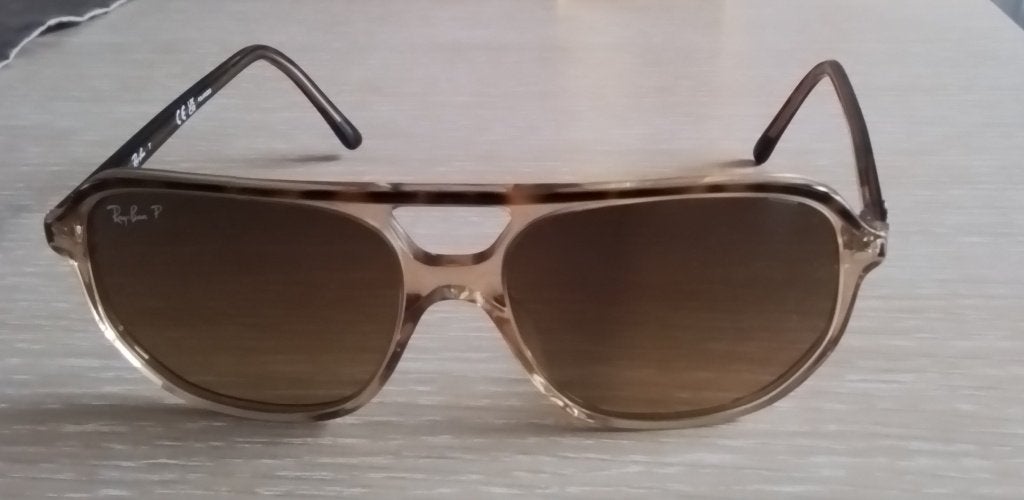 Zonnebril Rayban polarised, Ophalen, Zonnebril, Bruin, Nieuw