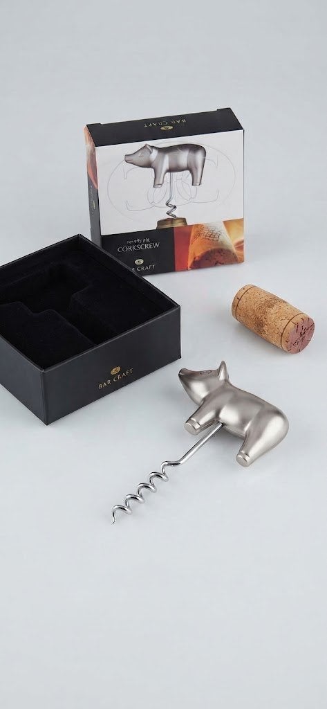 Barcraft novelty pig flessentrekker corkscrew (nieuw), Huis en Inrichting, Keuken | Bestek, Ophalen of Verzenden, Nieuw
