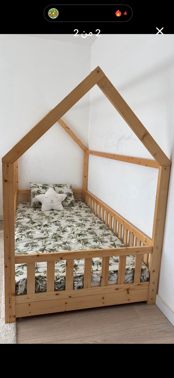 Kinderbed, Enfants & Bébés, Chambre d'enfant | Lits, Enlèvement, Comme neuf, Matelas