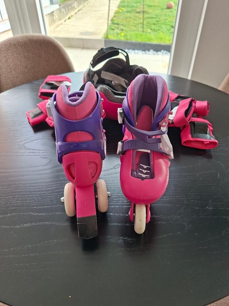 Lot rollers enfant Oxelo Play 3 taille 26-28, Sports & Fitness, Autres marques, Enlèvement ou Envoi, Réglable, Utilisé