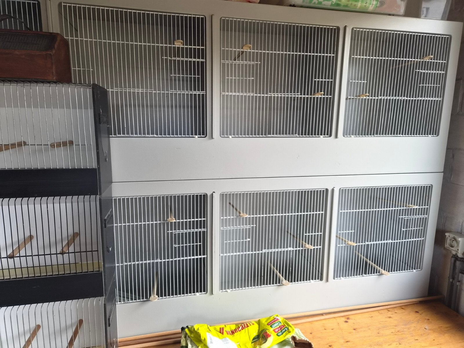 vogel kooien alles samen 275 euro, Dieren en Toebehoren, Vogels | Hokken en Kooien, Ophalen