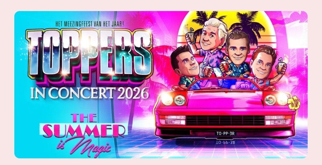 4 tickets concert toppers  zaterdag 20 juni, Tickets en Kaartjes