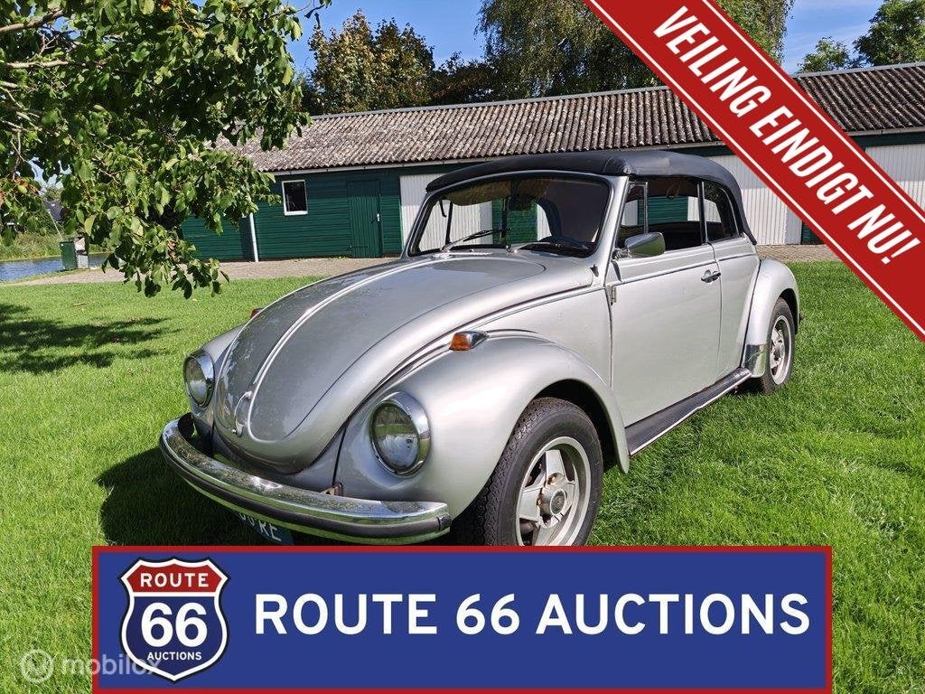 Volkswagen Beetle Cabriolet | 1972 | Route 66 Auctions, Autos, Achat, Entreprise, Autre carrosserie, Essence