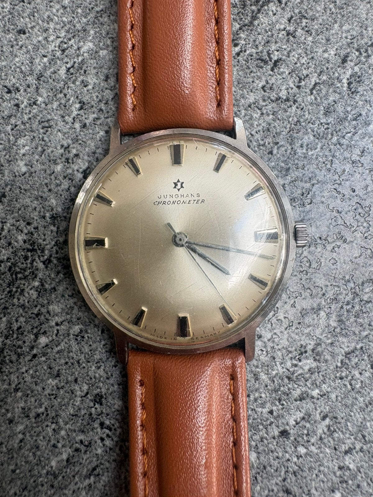 Junghans chronometer heel goede staat., Ophalen of Verzenden, Overige merken