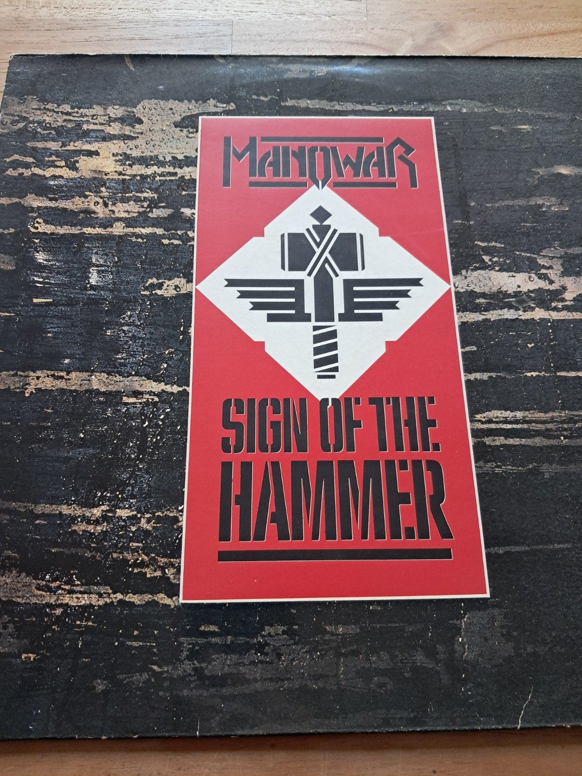 Lp Manowar, LP, Heavy metal, Gebruikt, Ophalen of Verzenden