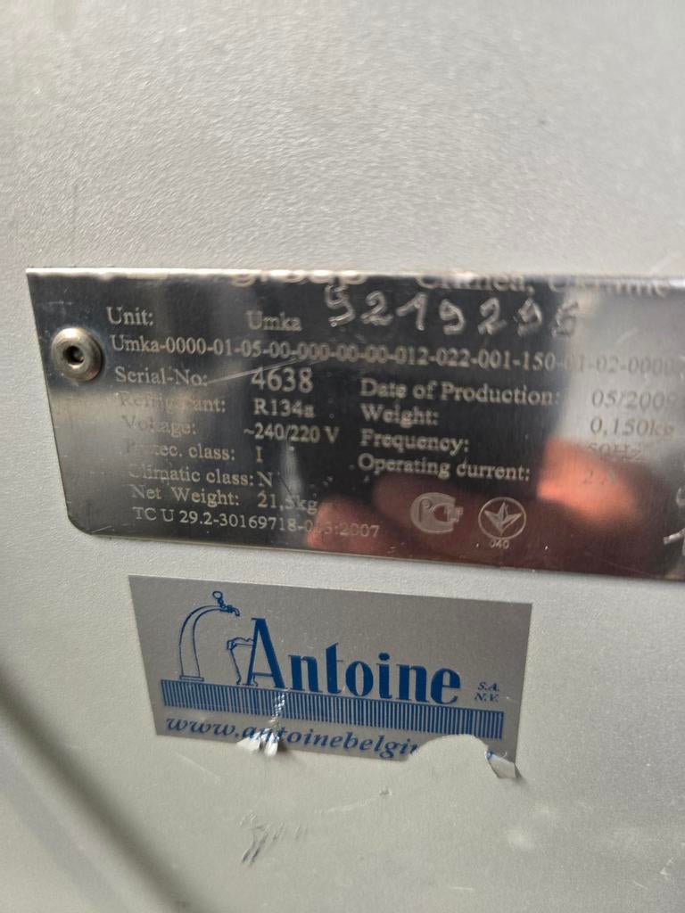 Biertapje met koeling Antoine, Ophalen