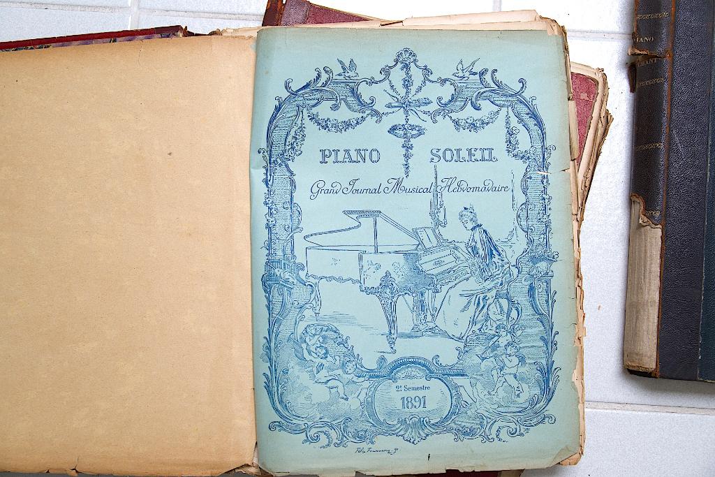 Piano soleil 1891 2e semestre 1892 1er semestre, Musique & Instruments, Partitions, Enlèvement ou Envoi, Utilisé, Piano, Classique