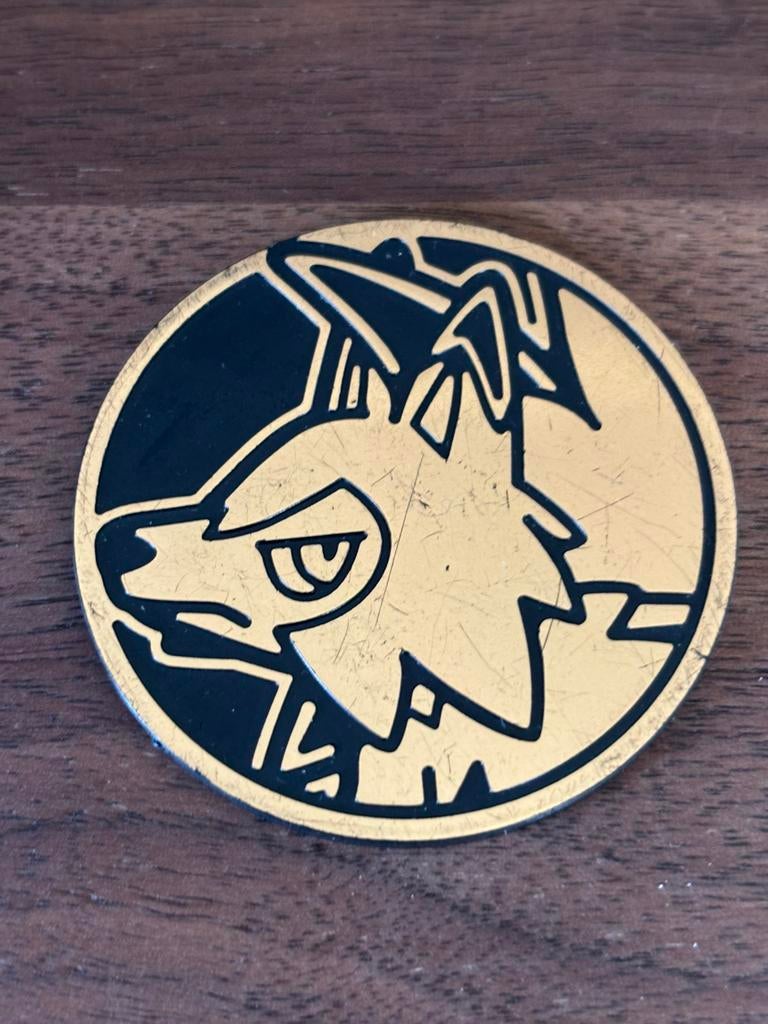 Pokémon munt - Lycanroc (groot), Hobby en Vrije tijd, Verzamelkaartspellen | Pokémon, Ophalen, Gebruikt