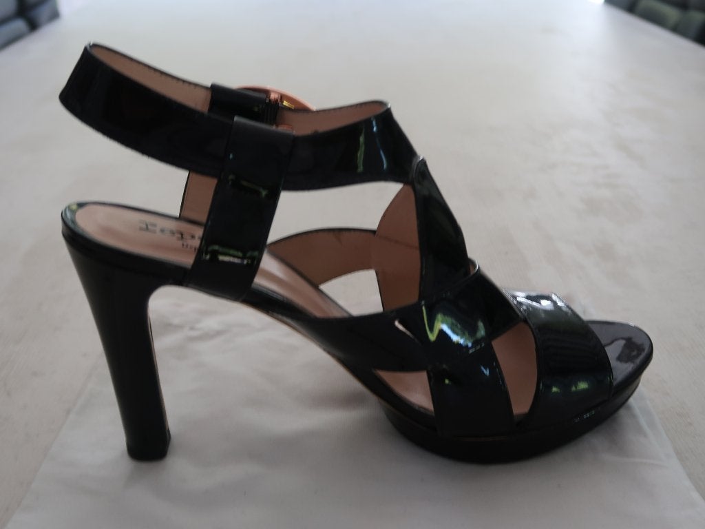 sandalen, Ophalen, Zwart, Nieuw, Schoenen met hoge hakken