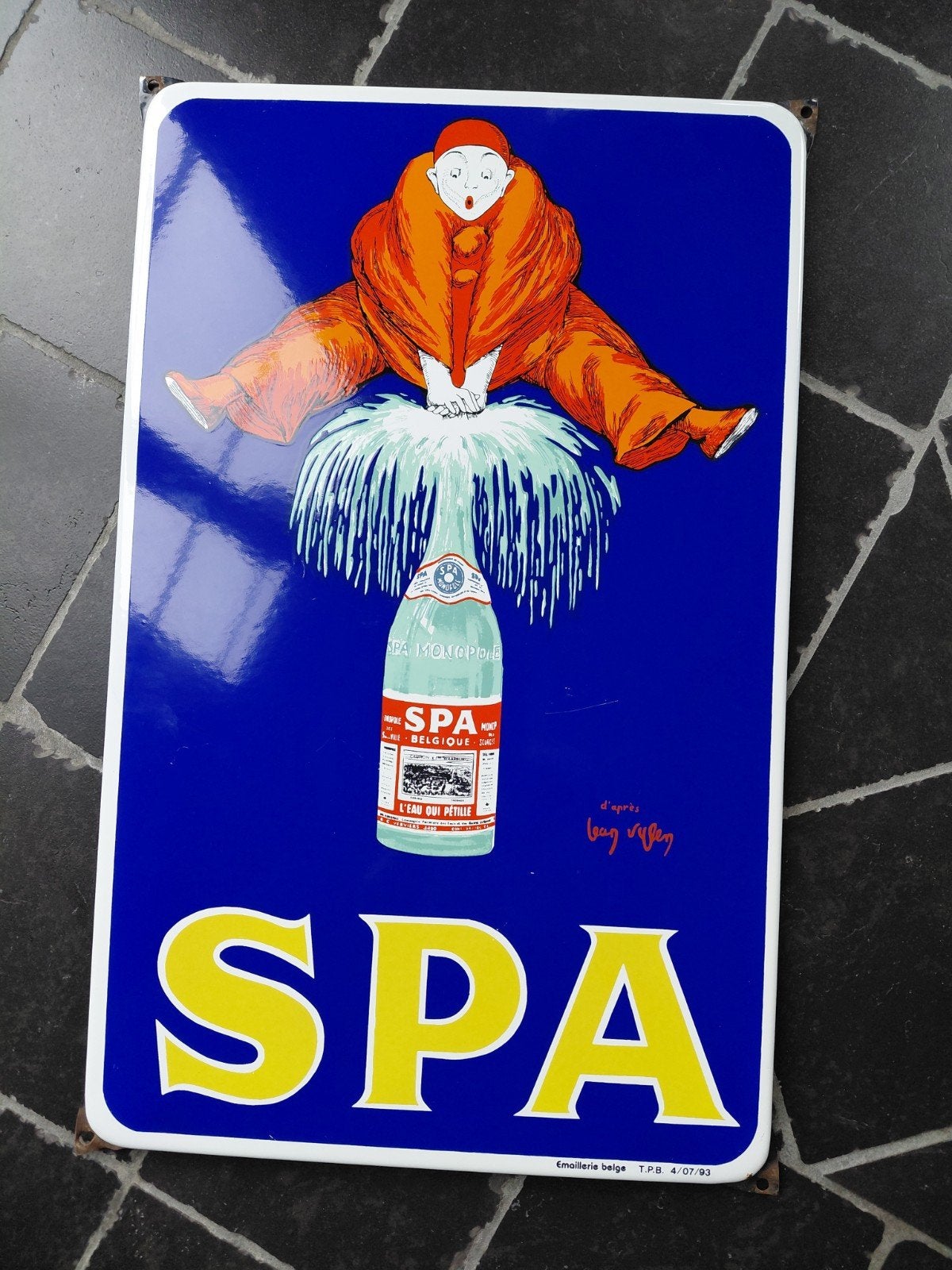 plaque emaillée spa, Collections, Marques & Objets publicitaires, Enlèvement ou Envoi