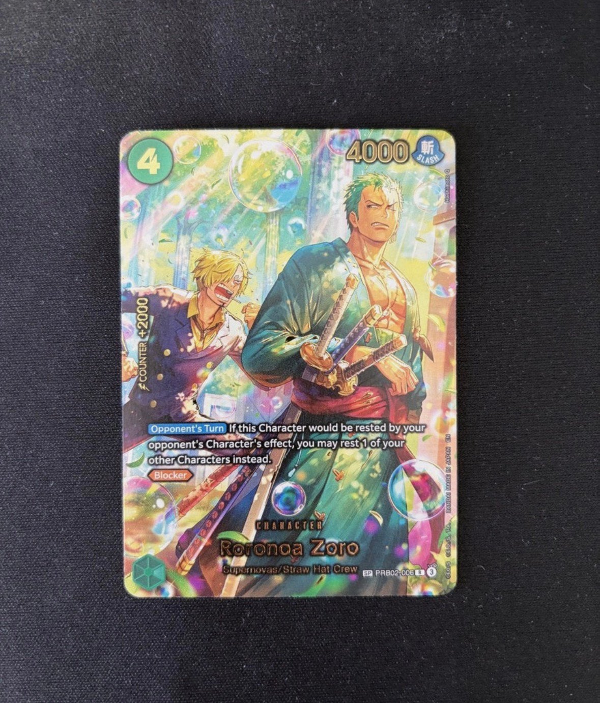One piece zoro sp op14, Verzamelen, Telefoonkaarten, Ophalen of Verzenden