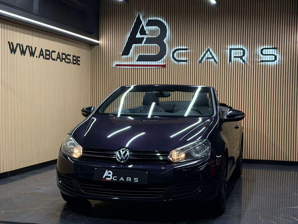 Volkswagen Golf Cabriolet 1.6 CR TDi * GARANTIE 12 MOIS * CA, Gebruikt, Zwart, 4 cilinders, Cabriolet