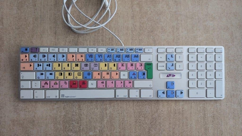 Clavier logique Avid Media Composer Keyboard AZERTY ISO, Enlèvement ou Envoi, Touches multimédia, Logickeyboard, Azerty