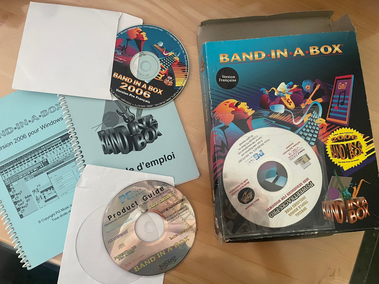 Band in a box, TV, Hi-fi & Vidéo, TV, Hi-fi & Vidéo Autre, Envoi, Comme neuf