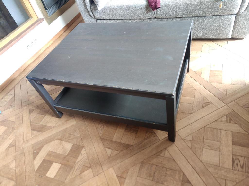 Noir Ikea Havsta table, Moins de 50 cm, 50 à 100 cm, Enlèvement, Utilisé