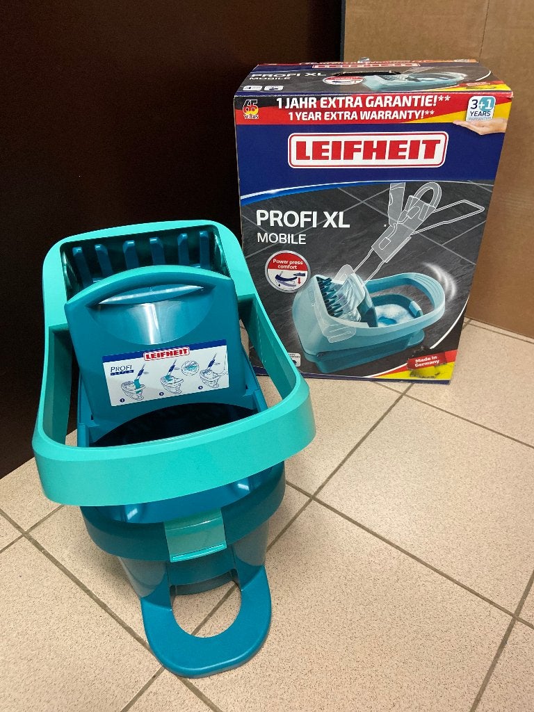 Seau de nettoyage Leifheit Profi XL Mobile, Enlèvement ou Envoi, Seau, Bac ou Chariot à balais