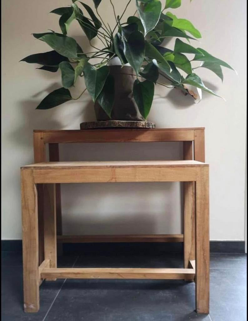 Bijzettafeltjes - set van 2, Huis en Inrichting, Tafels | Sidetables, Ophalen, Nieuw