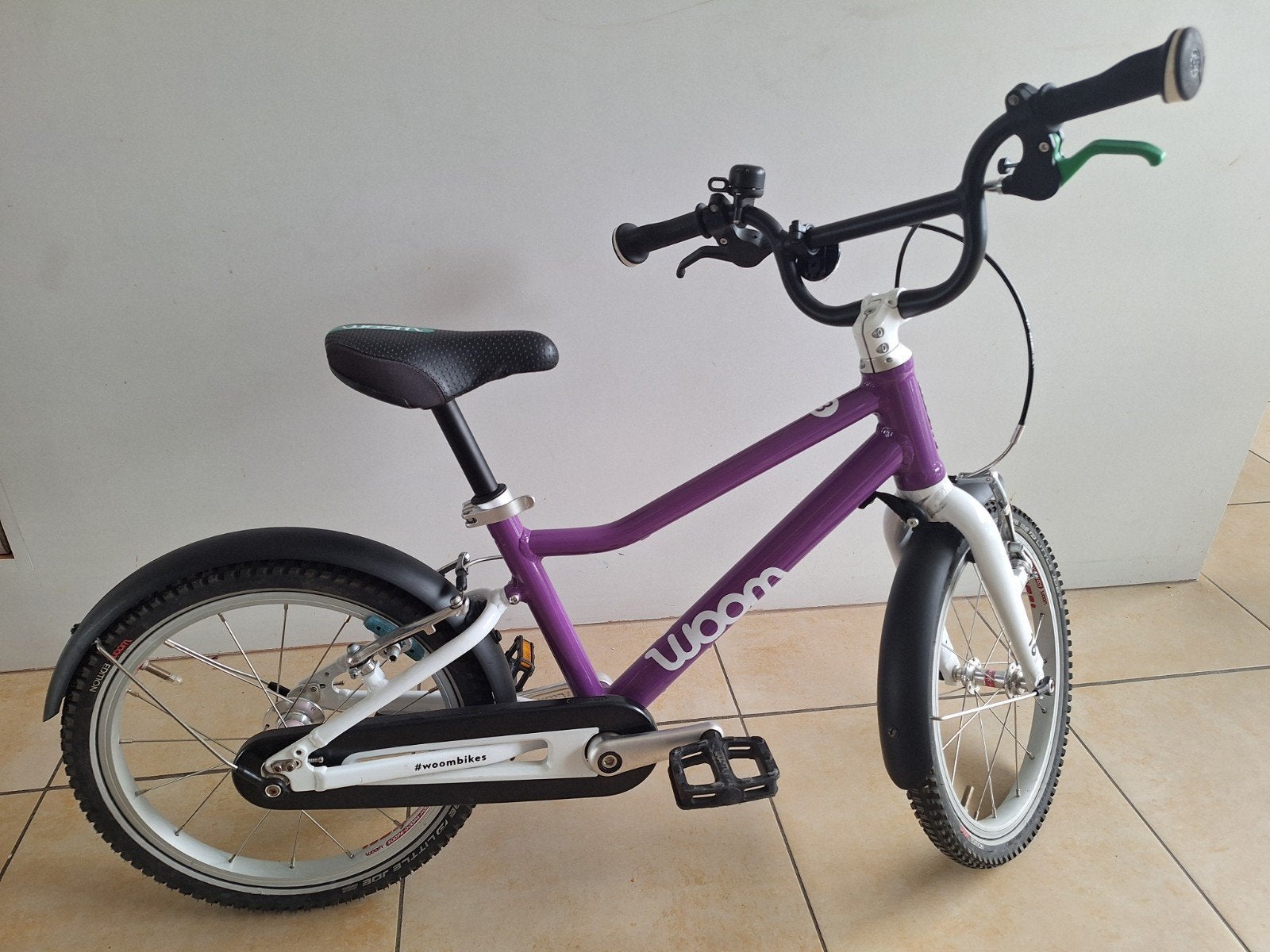 Woom 3 kinderfiets, Enlèvement