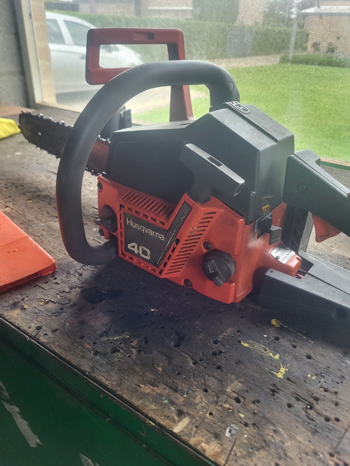 Kettingzaag husqvarna, Ophalen