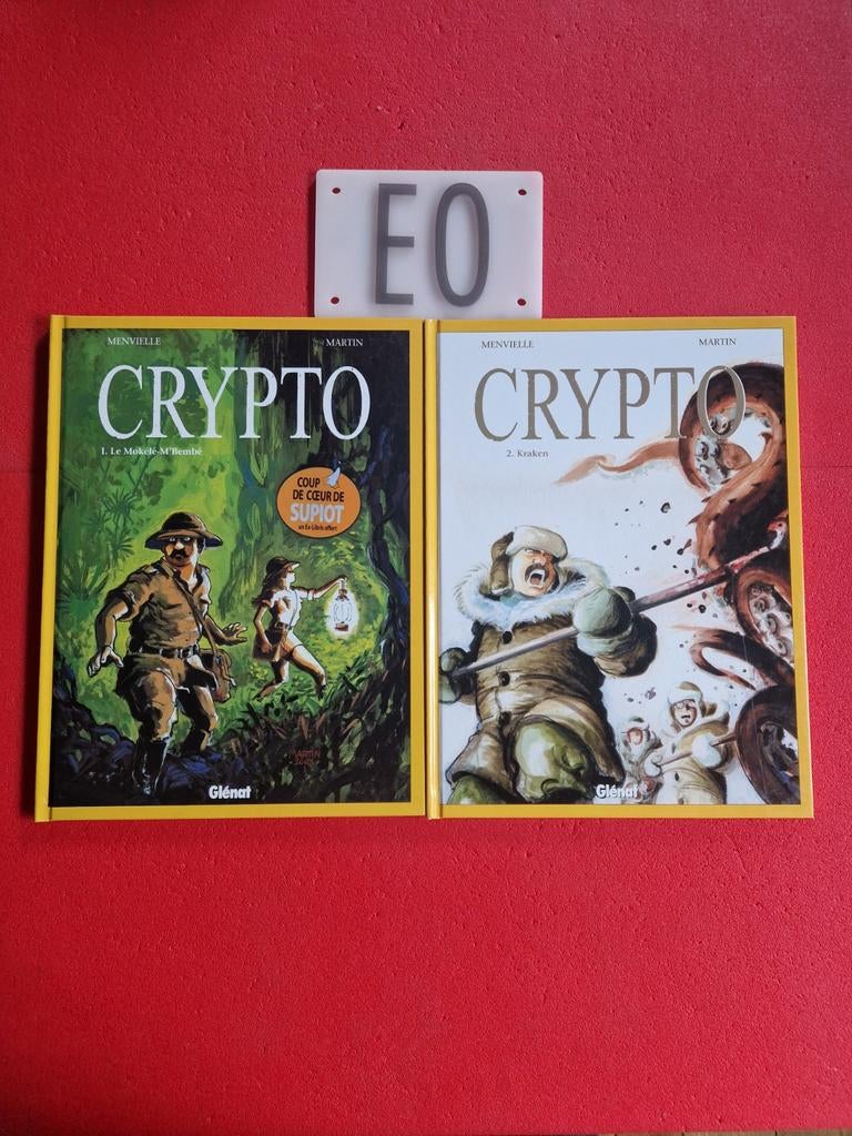 Bd crypto 1 et 2,EO, avec ex libris tome 1, Enlèvement ou Envoi