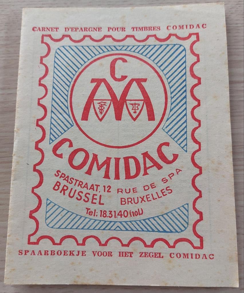 Zegelspaarboekje Comidac Brussel, Verzamelen, Ophalen