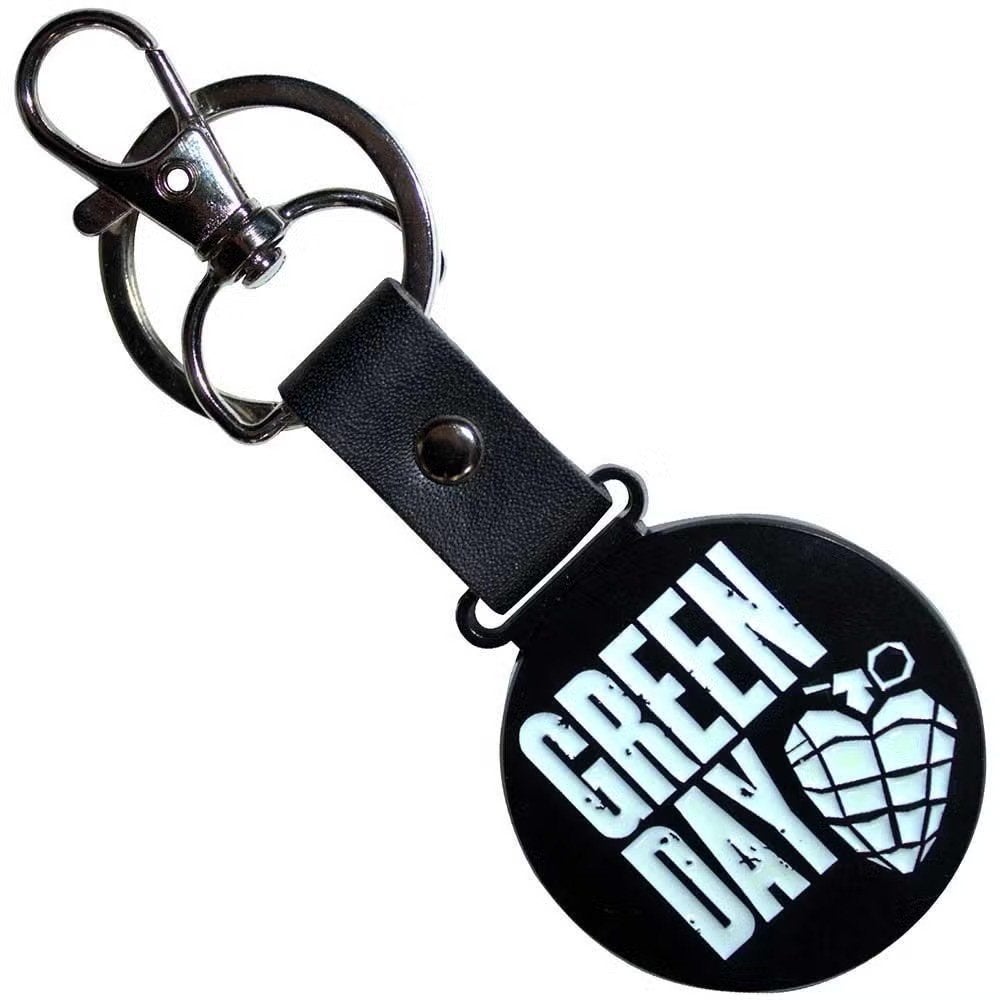 Green Day Stacked Logo &amp; Grenade Circle keychain off., Verzamelen, Ophalen of Verzenden, Nieuw