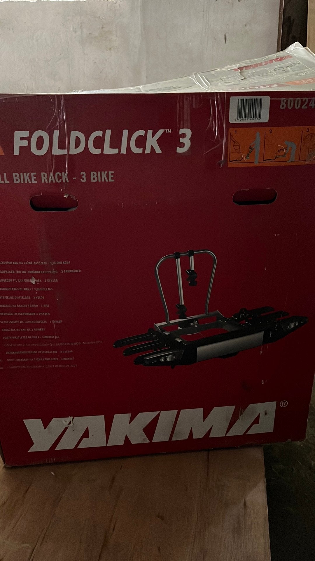 Fietsdrager yakima foldclick 3, Ophalen, Zo goed als nieuw