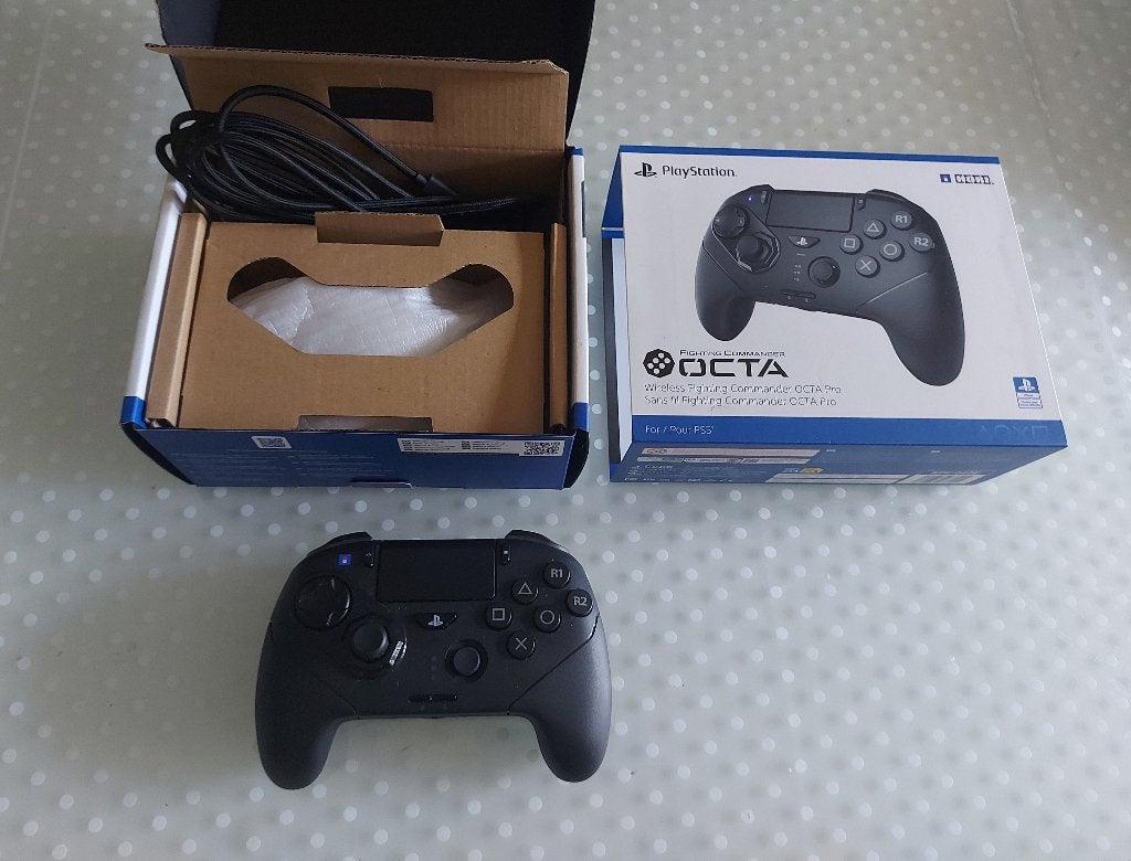 Octa Pro Hori draadloze controller - PS5, Ophalen of Verzenden, Zo goed als nieuw, Controller, PlayStation 5