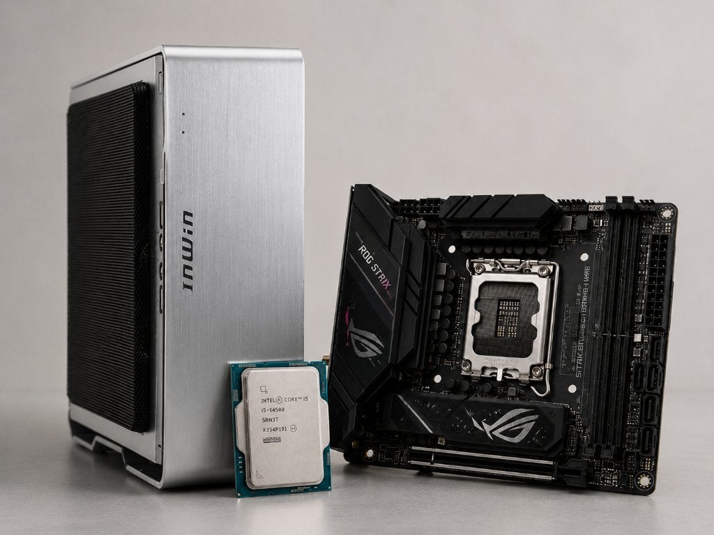 In Win Chopin Max + ROG Strix B760-I + Intel i5-14500, Informatique & Logiciels, LGA 1700, Enlèvement ou Envoi, Comme neuf, Mini-ITX