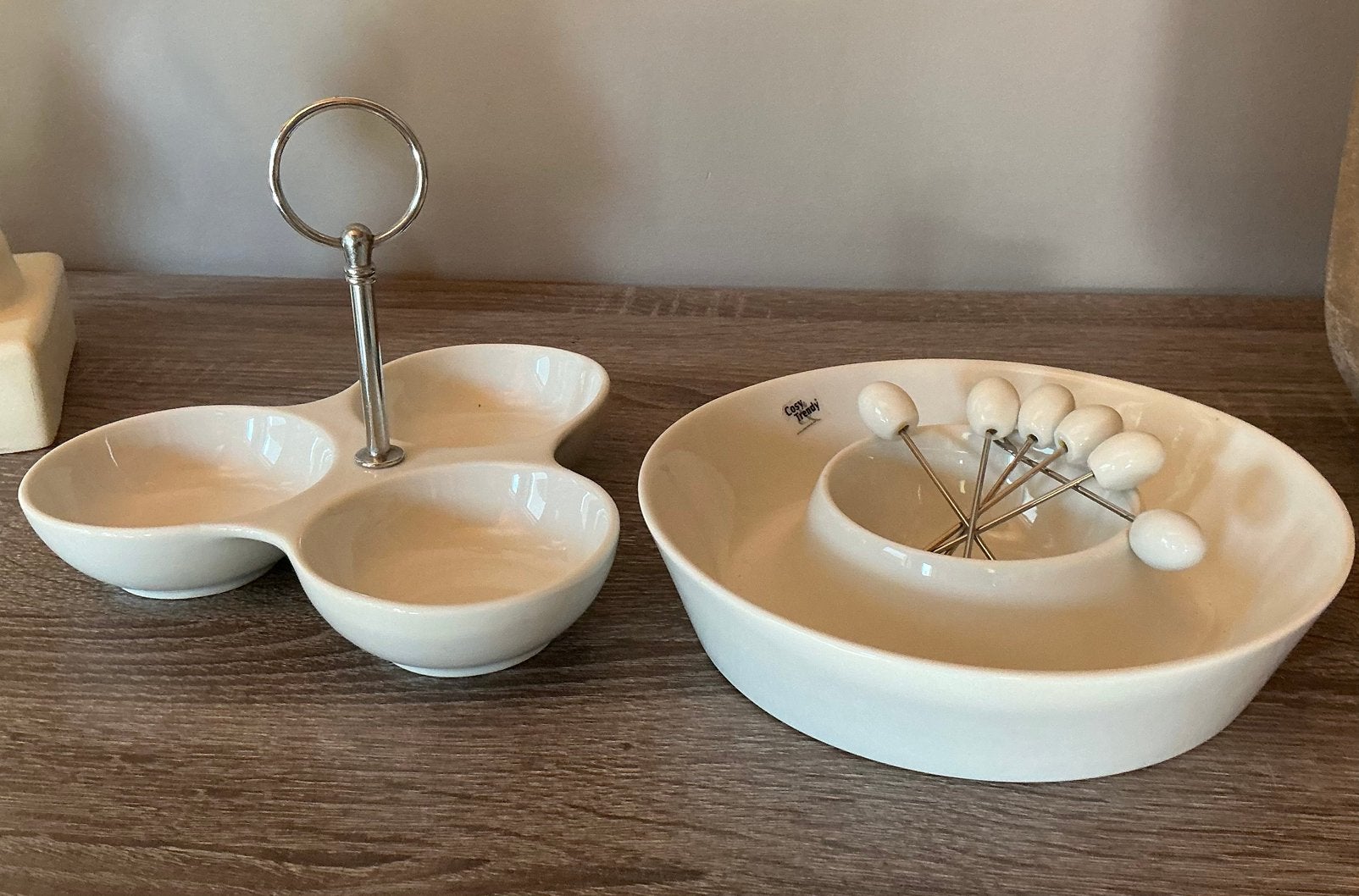 Aperitiefschoteltjes, Ophalen