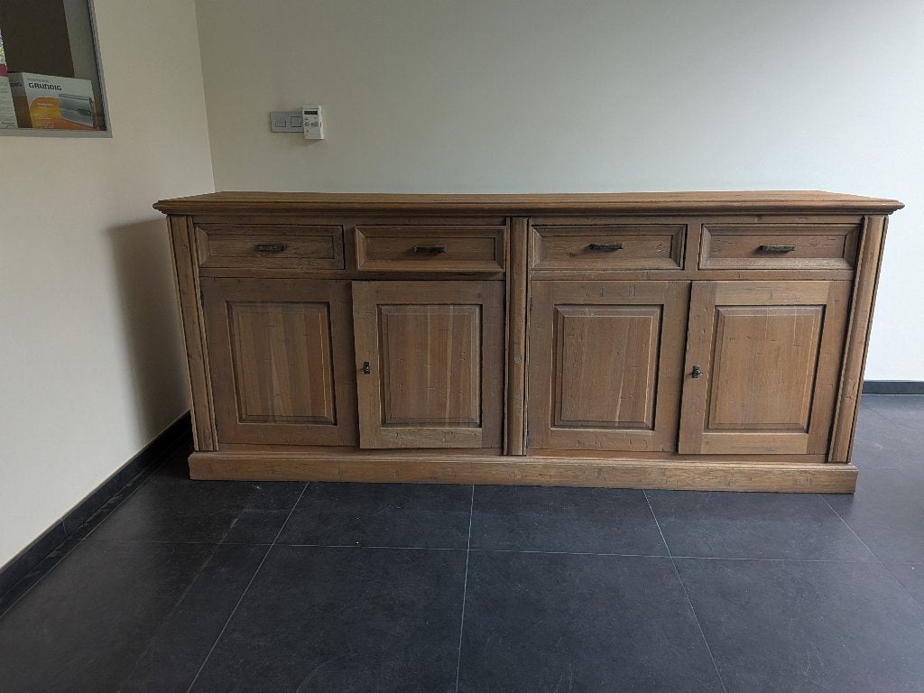 kast, Ophalen, Gebruikt, 100 tot 150 cm, Eikenhout