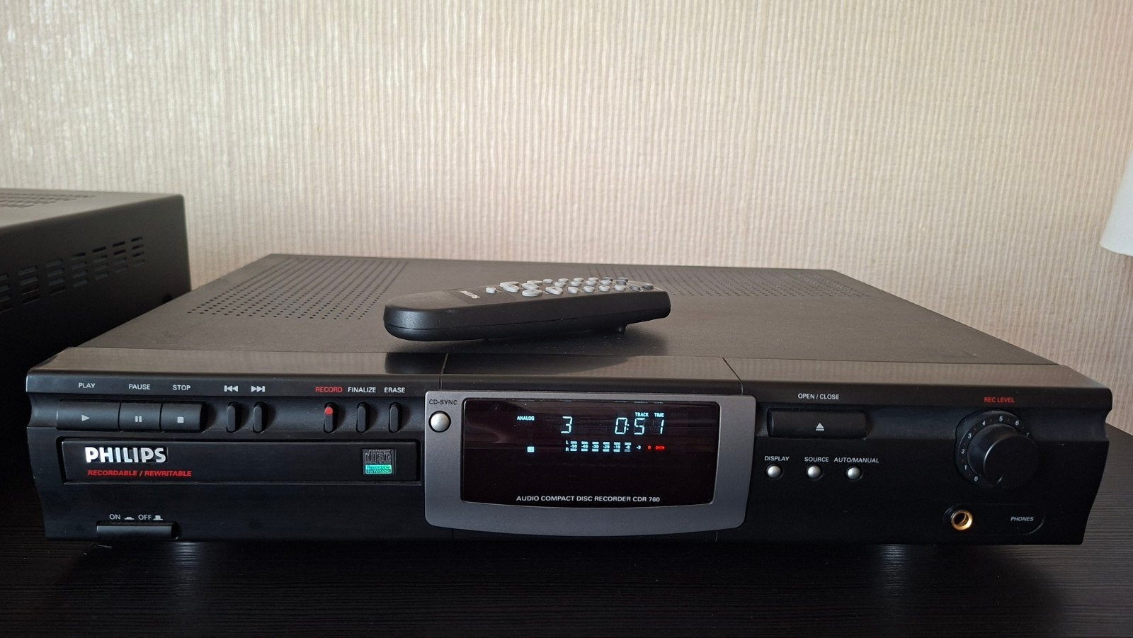 lecteur / enregistreur CD Philips cdr 760, Enlèvement