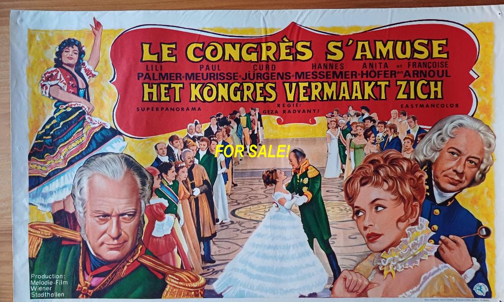 belgische affiche, Gebruikt, Rechthoekig Liggend, Ophalen of Verzenden, A1 t/m A3
