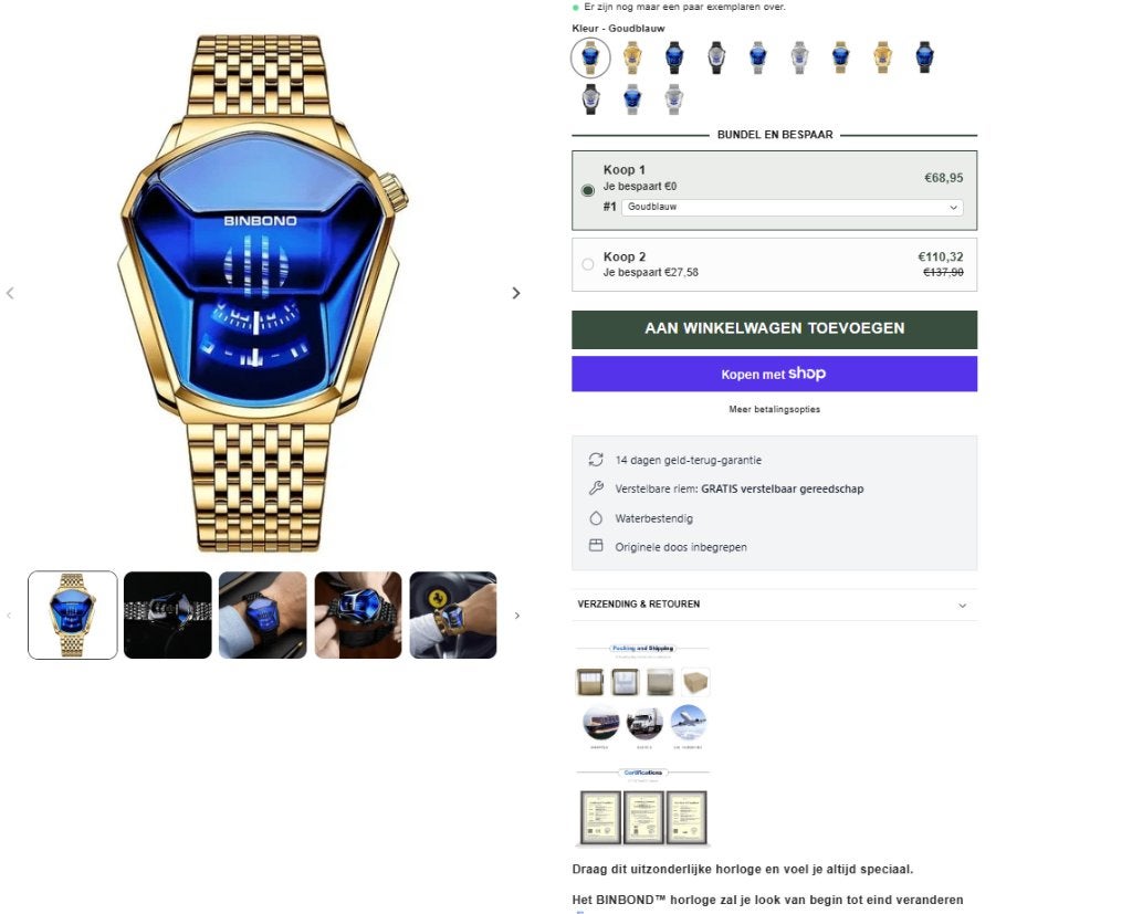 Montre, Bijoux, Sacs & Beauté, Montres | Hommes, Autres marques, Enlèvement ou Envoi, Autres matériaux, Autres matériaux