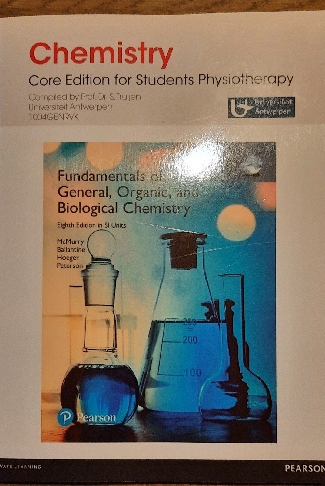 Chemistry Universiteit Antwerpen, Livres, Enlèvement