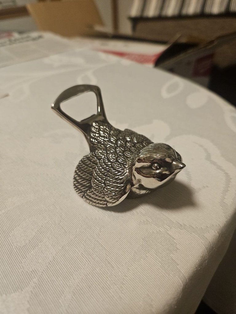 vintage flesopener  vogel, Antiek en Kunst, Antiek | Keukengerei, Ophalen of Verzenden