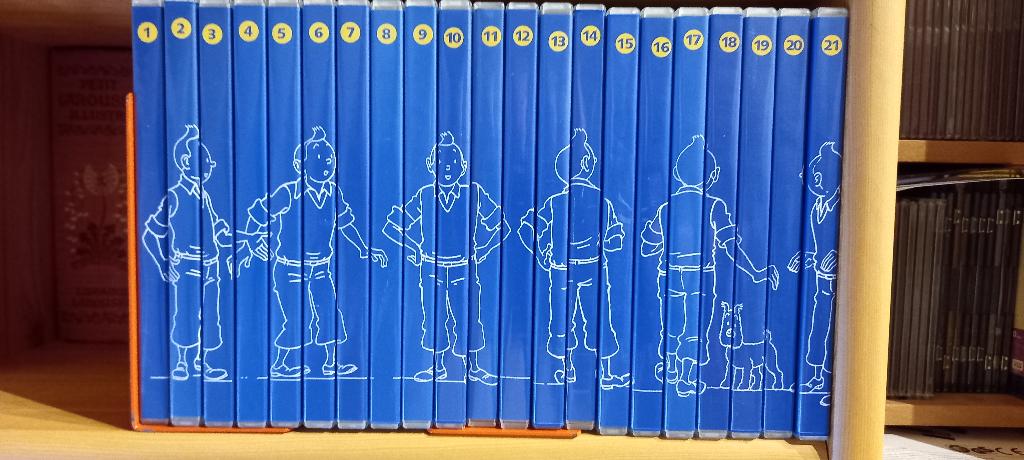 LES AVENTURES DE TINTIN EN DVD., CD & DVD, Enlèvement, Comme neuf
