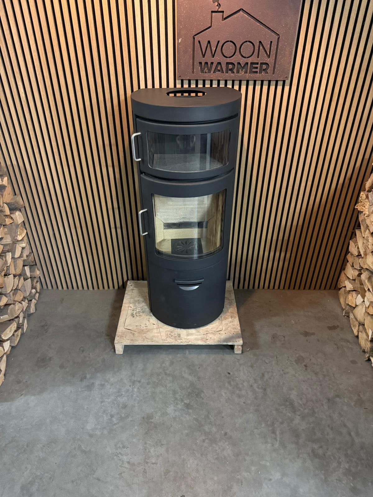 Poêle à bois 26003 Abc Pejs 8kw, Enlèvement, Utilisé, Bois, Autoportant