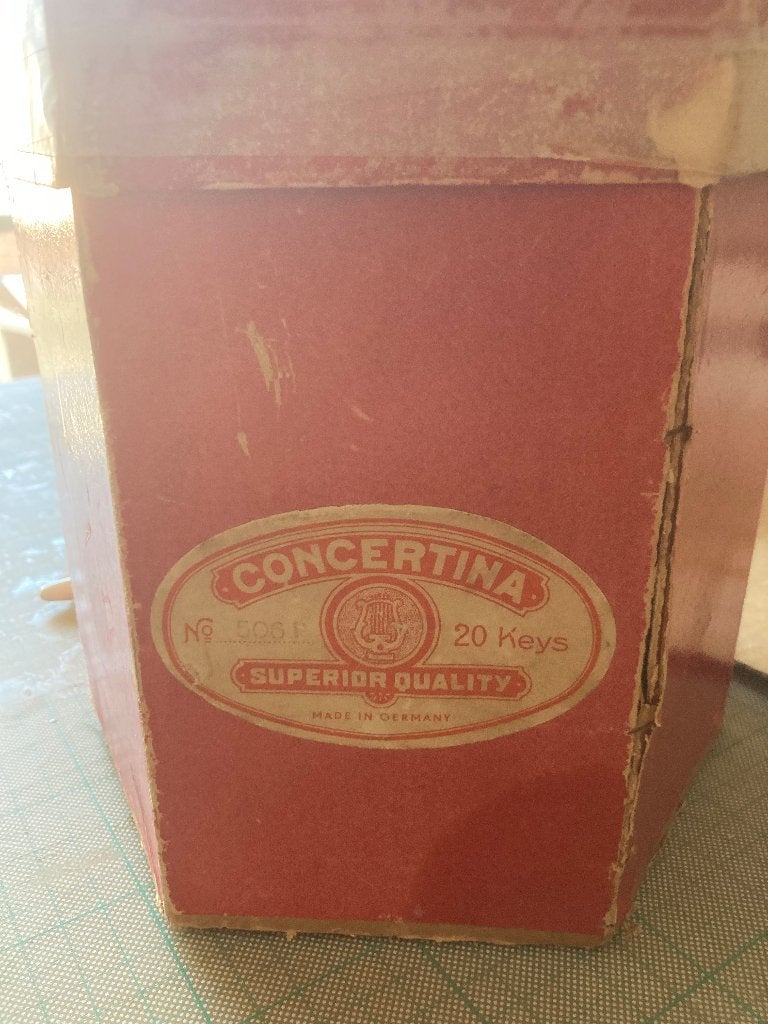 Accordeon concertina 20 keys, Muziek en Instrumenten, Accordeons, Ophalen, Zo goed als nieuw, Knopaccordeon, Overige merken