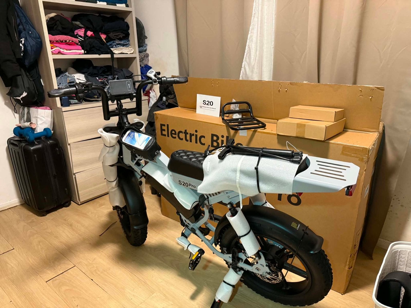 Fatbike S20 Pro - NIEUW- BEZORGING- QMWHEEL- NARDO GREY -NFC, Fietsen en Brommers, Ophalen of Verzenden, Nieuw