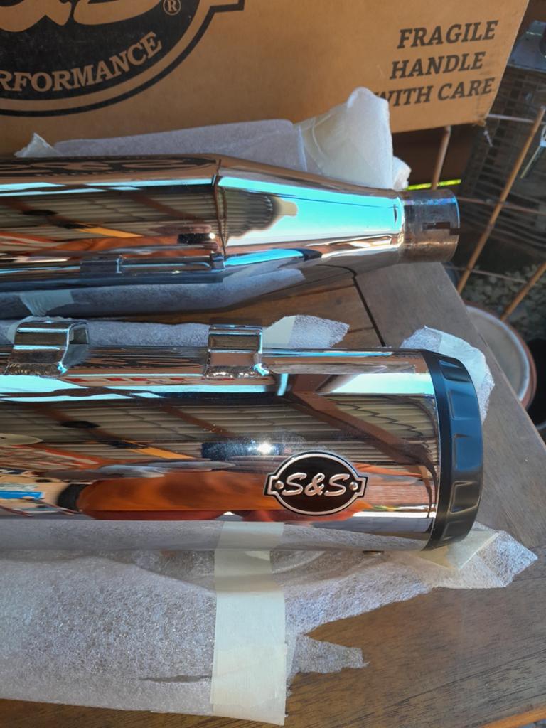 Uitlaten street glide, Motoren, Onderdelen | Harley-Davidson, Ophalen, Gebruikt
