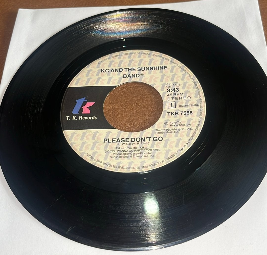 KC And The Sunshine Band ‎– Please Don't Go - 7” vinyl singl, Ophalen of Verzenden, Gebruikt